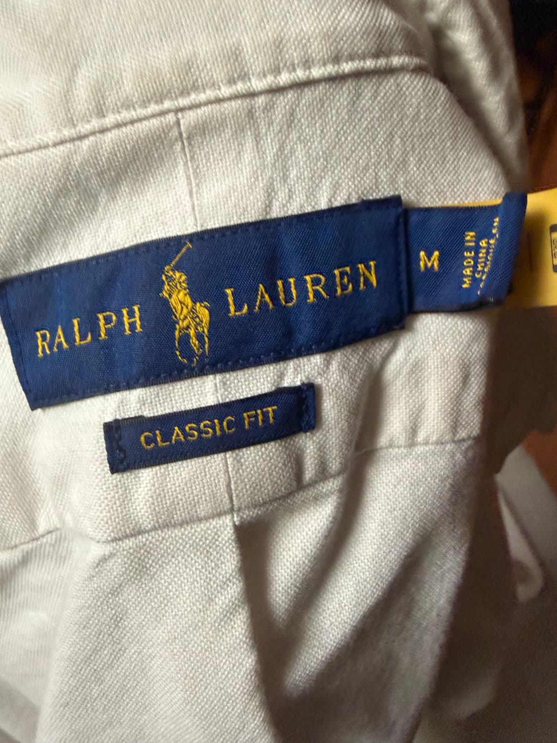 폴로랄프로렌 클래식핏 옥스포드 셔츠 화이트 M 상품이미지3