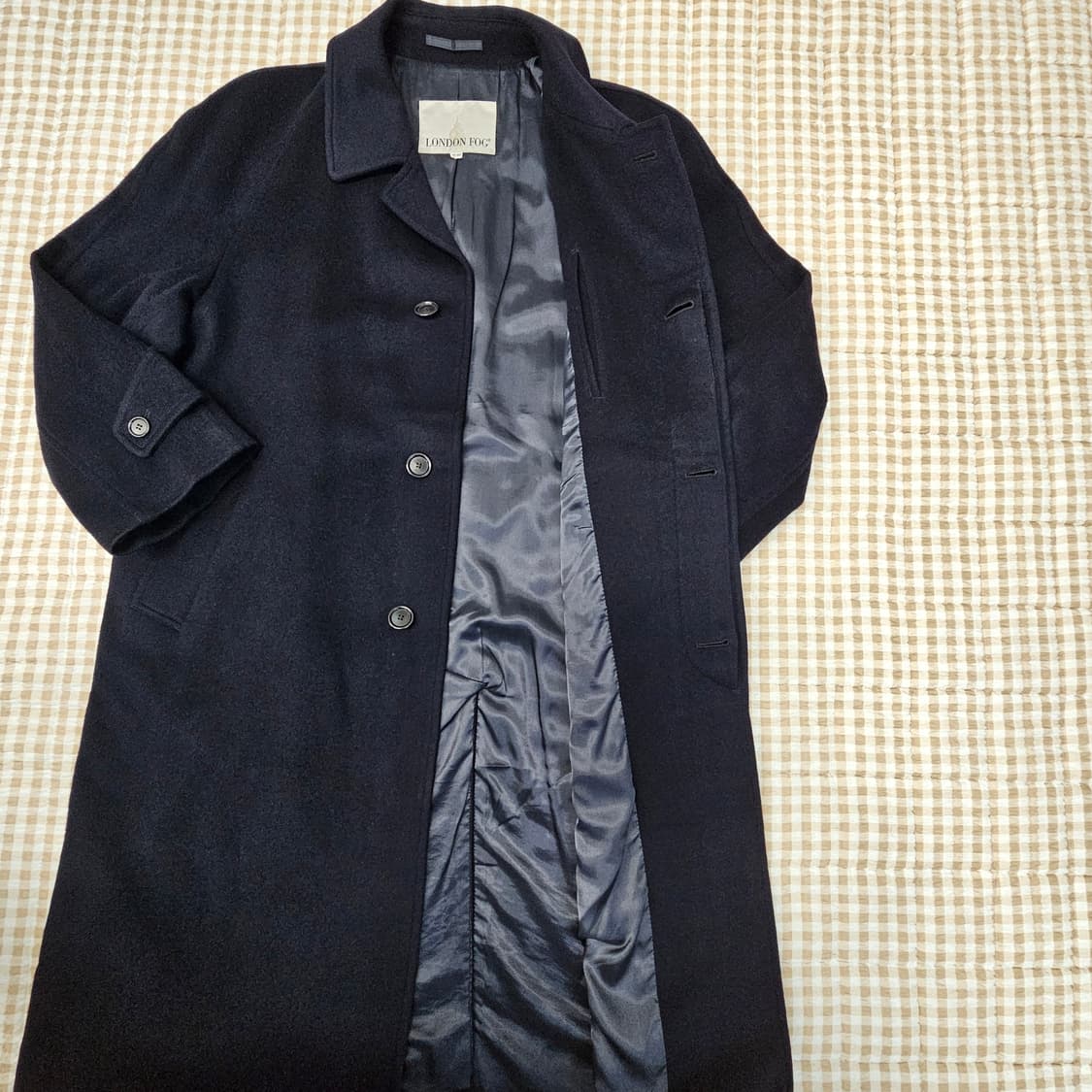 런던포그 울 캐시미어 롱 코트 남자100 상품이미지6