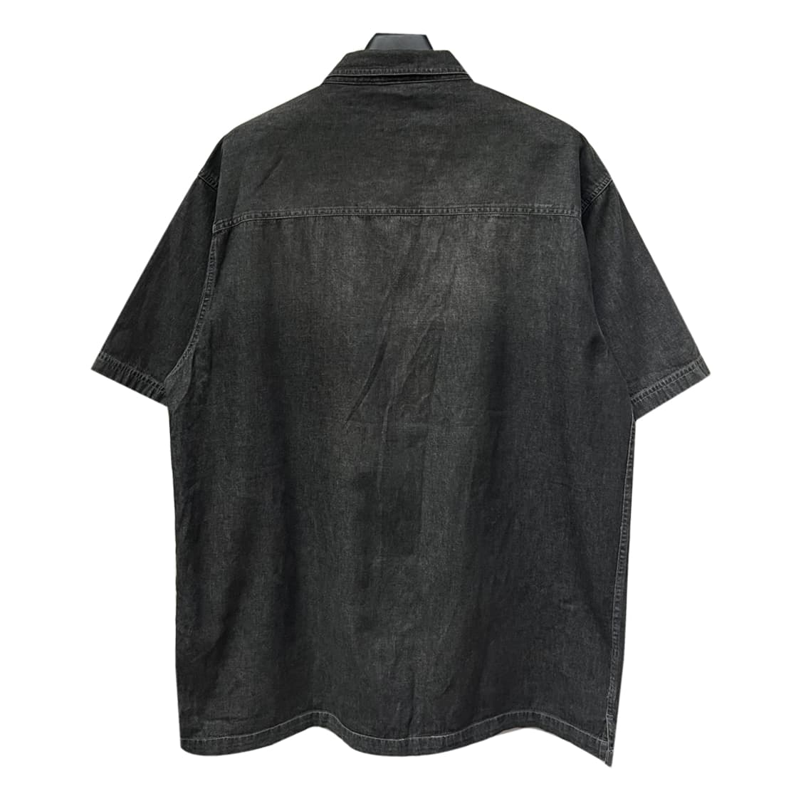 00s FUBU 후부 흑청 데님 반팔 셔츠 105 상품이미지2