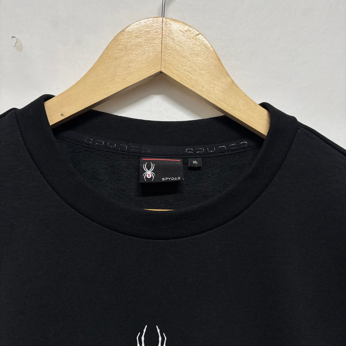 스파이더 블랙 맨투맨 상품이미지3