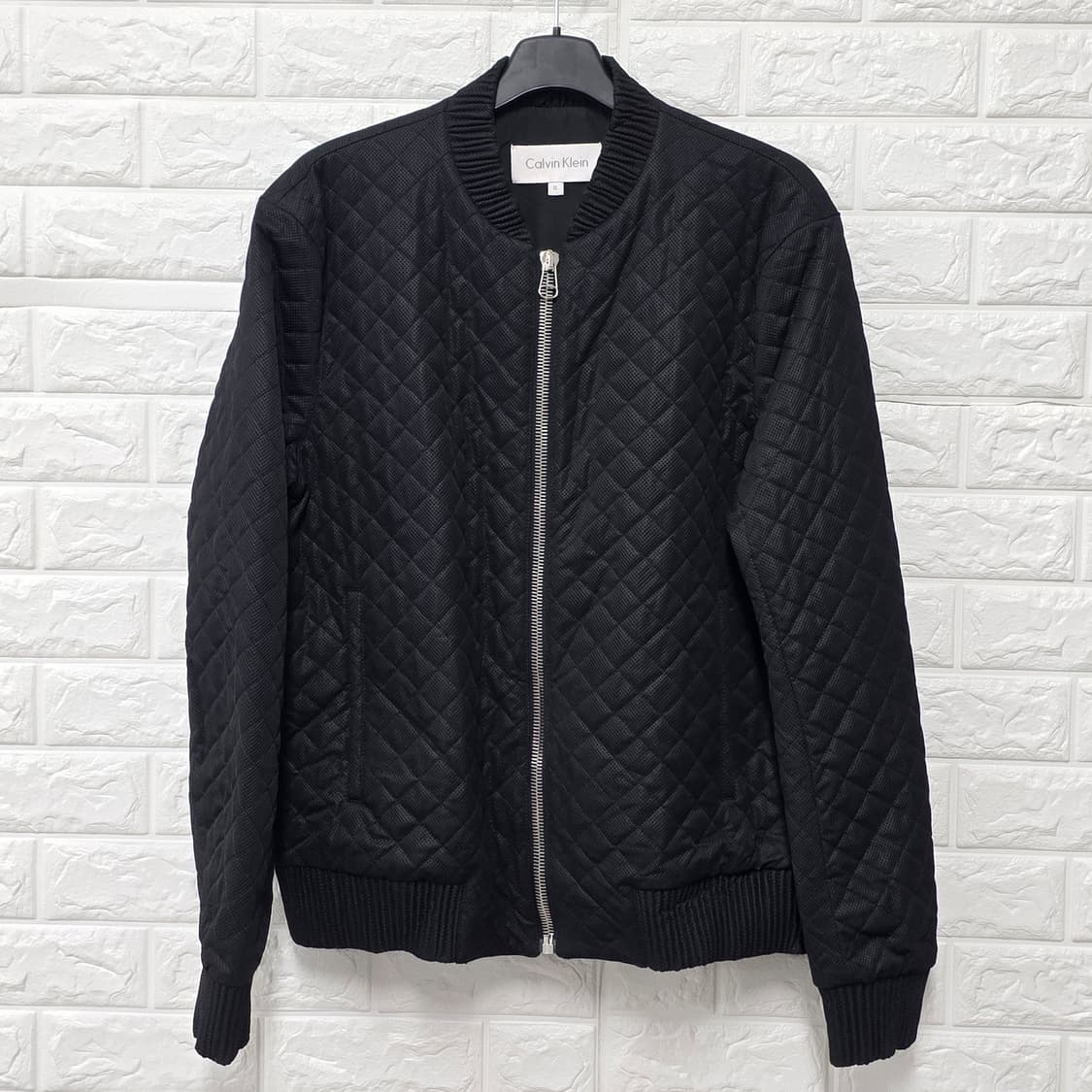 택포// CK 캘빈클라인 블랙 퀄팅 자켓 XL 상품이미지1