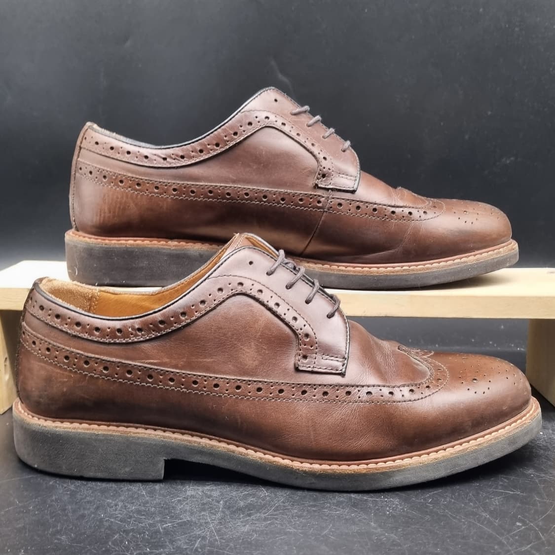 스테파노로시 남성윙팁구두 실사이즈280 상품이미지1