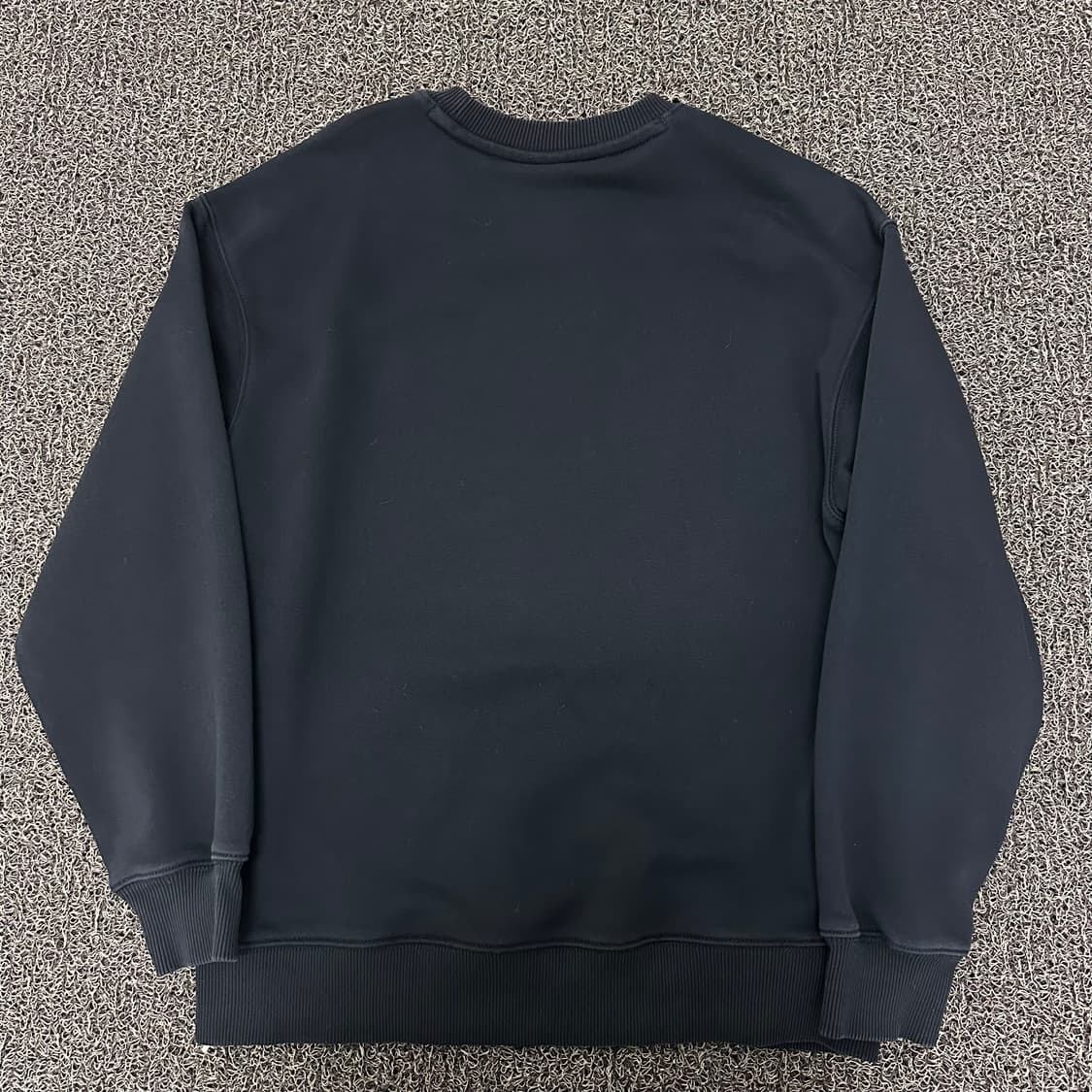 후아유 공용 곰돌이 자수 맨투맨 블랙 S 상품이미지4