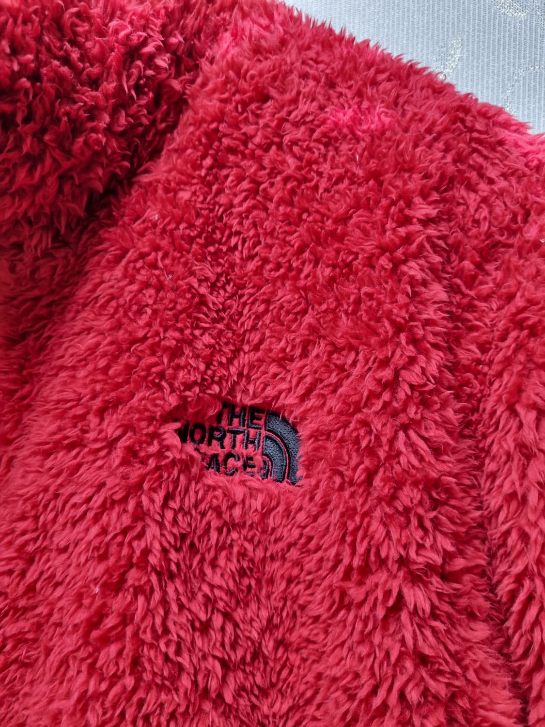 [L/100] 노스페이스 방풍 플리스 레드 상품이미지3