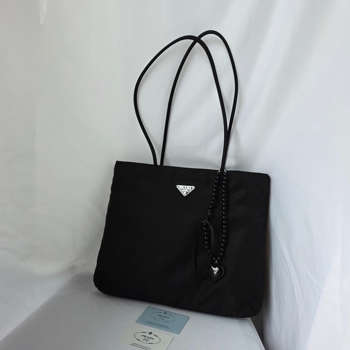 [정품 PRADA] 프라다 포코노 나일론 숄더백 쇼퍼백 라지 상품이미지10