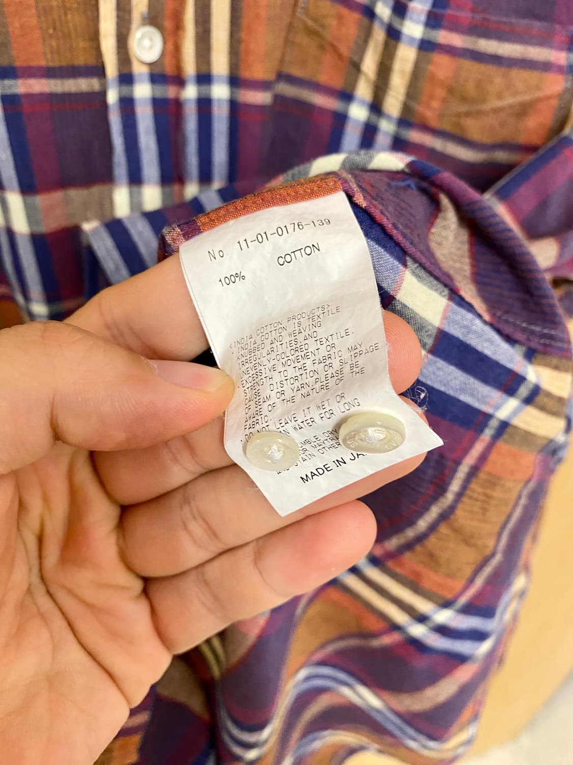BEAMS PLUS check shirts 빔즈 플러스 체크셔츠 상품이미지10