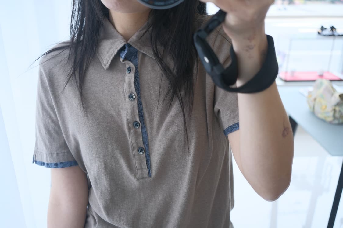 Denim layered polo shirt 상품이미지3
