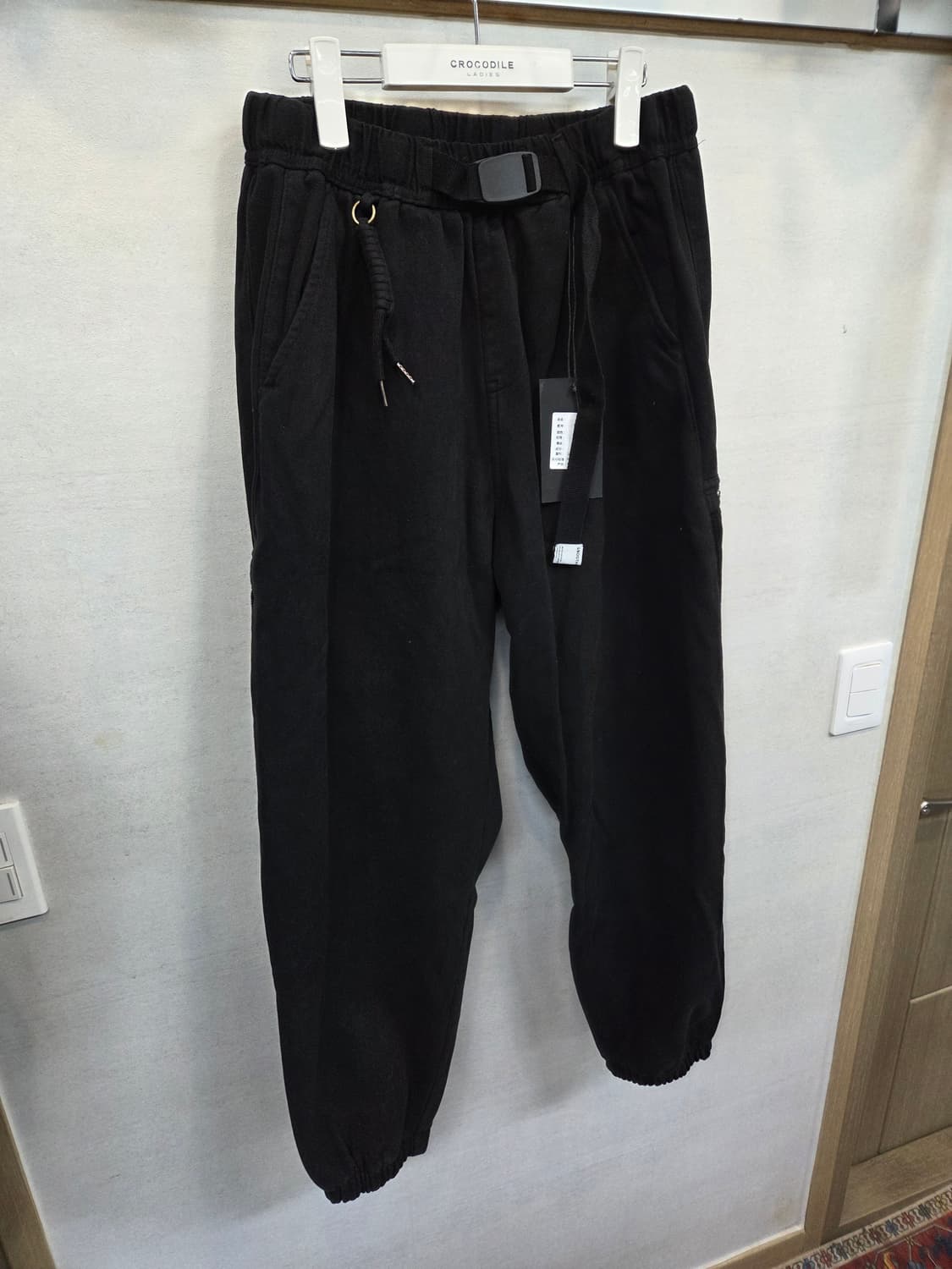 빈티지 벨티드 안감플리스 헤비코튼 코듀로이 조거팬츠 L 상품이미지7