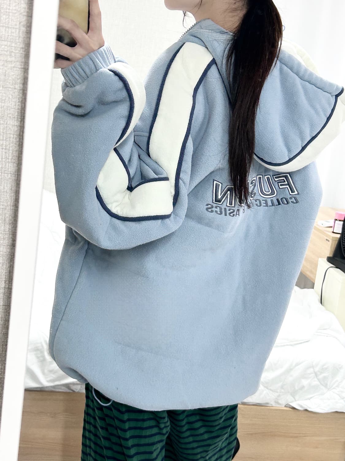 아식스 00‘s 뮤트하늘 플리스 자켓 상품이미지3