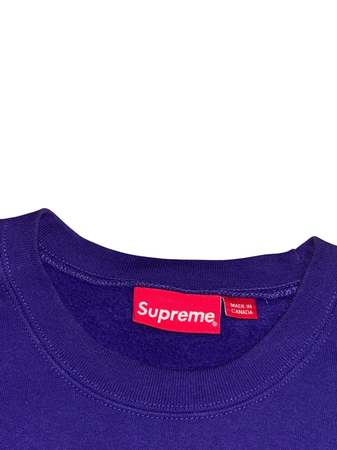 슈프림 로고 곤즈 크루넥 맨투맨 스웻셔츠 퍼플 상품이미지6