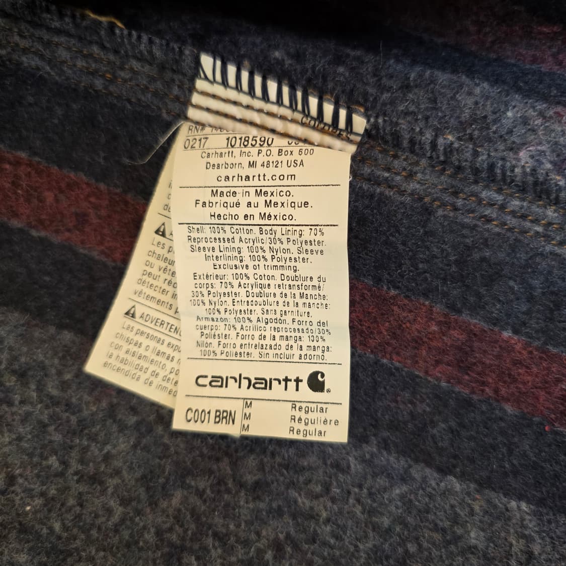 칼하트 초어 자켓 칼하트 초어 코트 칼하트 C01 칼하트 자켓 상품이미지7