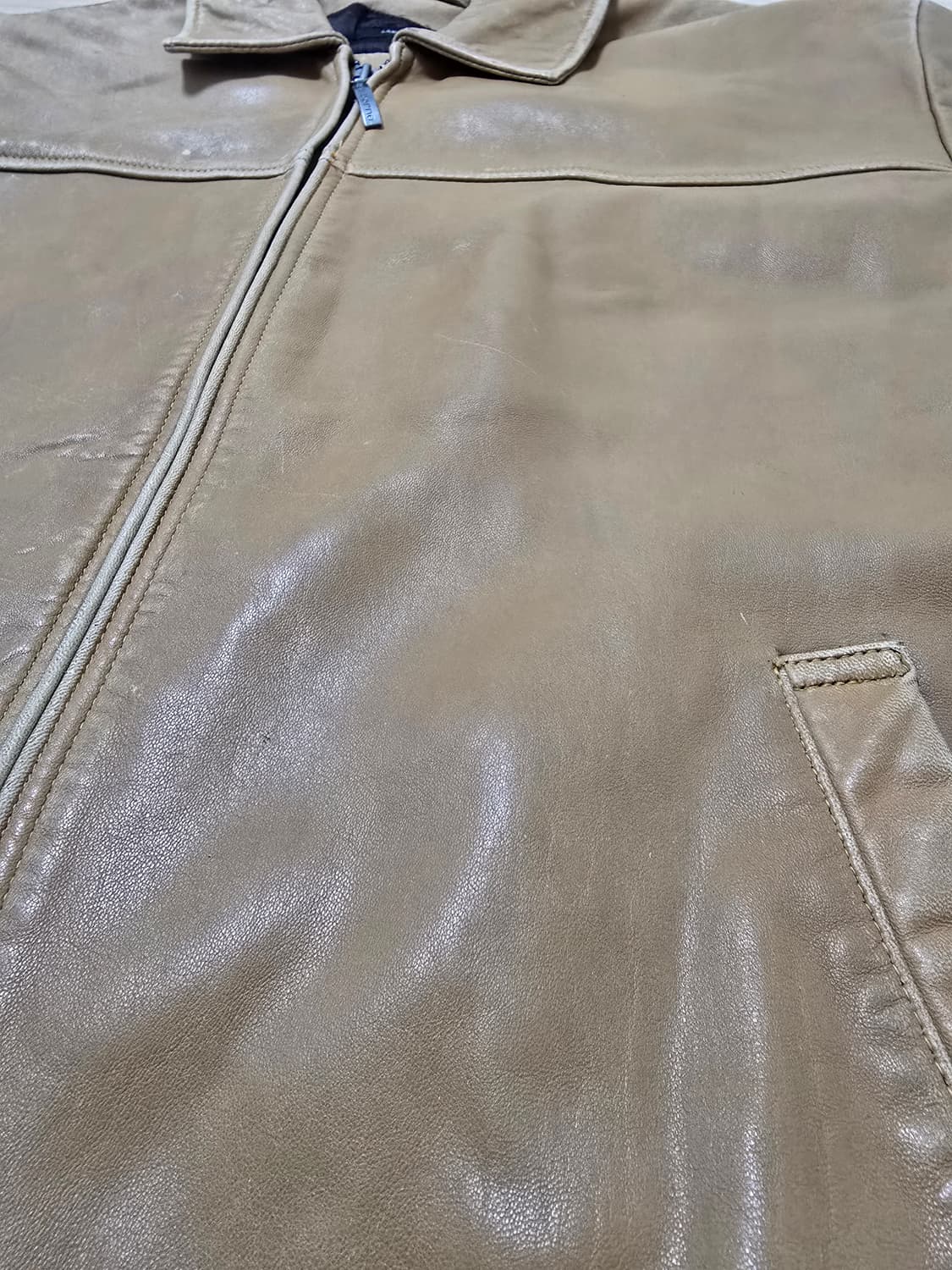 Claiborne 램스킨 레더자켓 L 상품이미지3