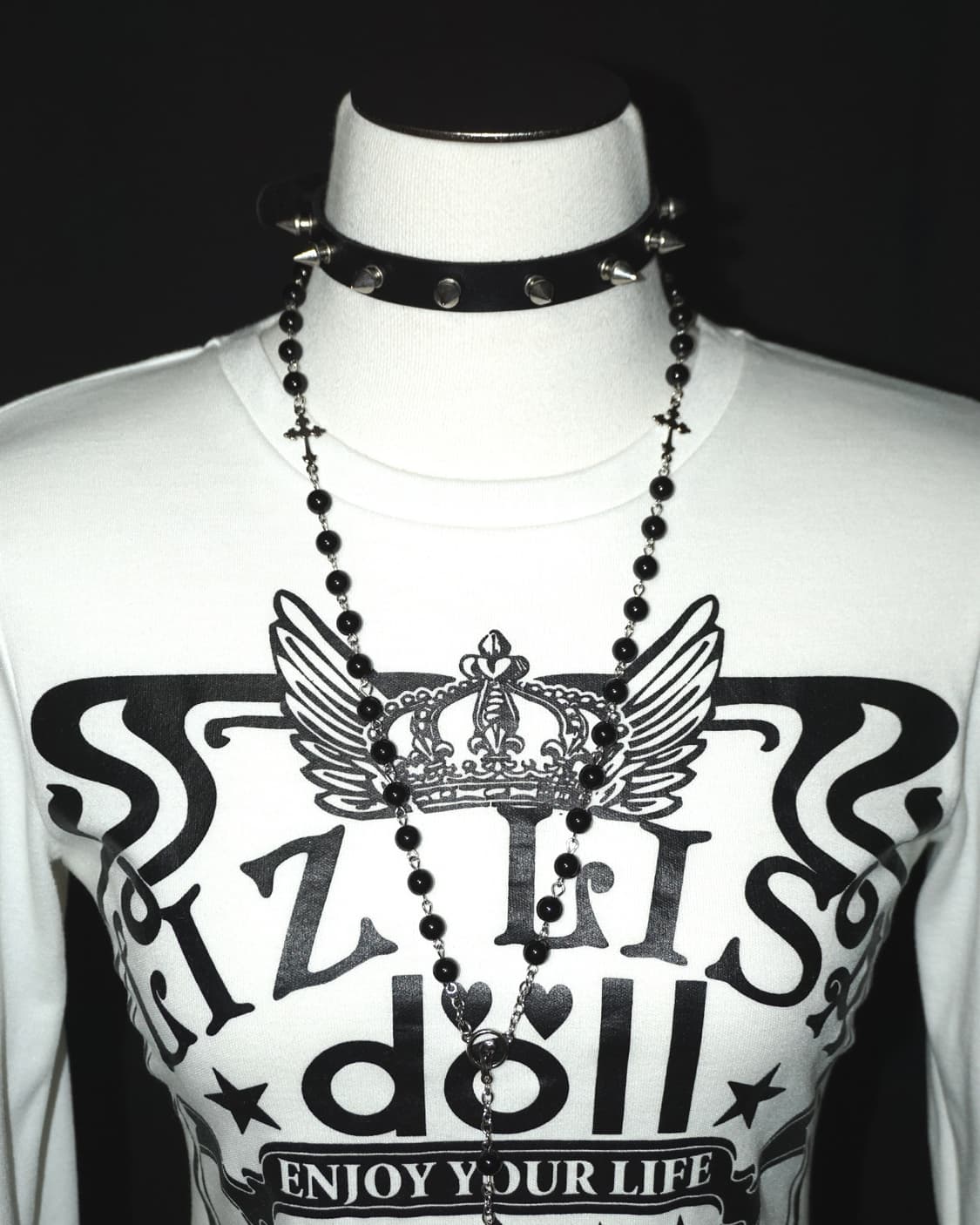 (lizlisa) y2k punk graphic t  상품이미지3