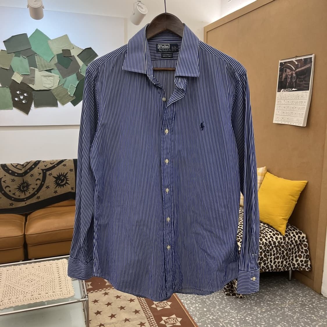 폴로 랄프로렌 모던 캐주얼 커스텀핏 드레스 셔츠 100 C10065 상품이미지3