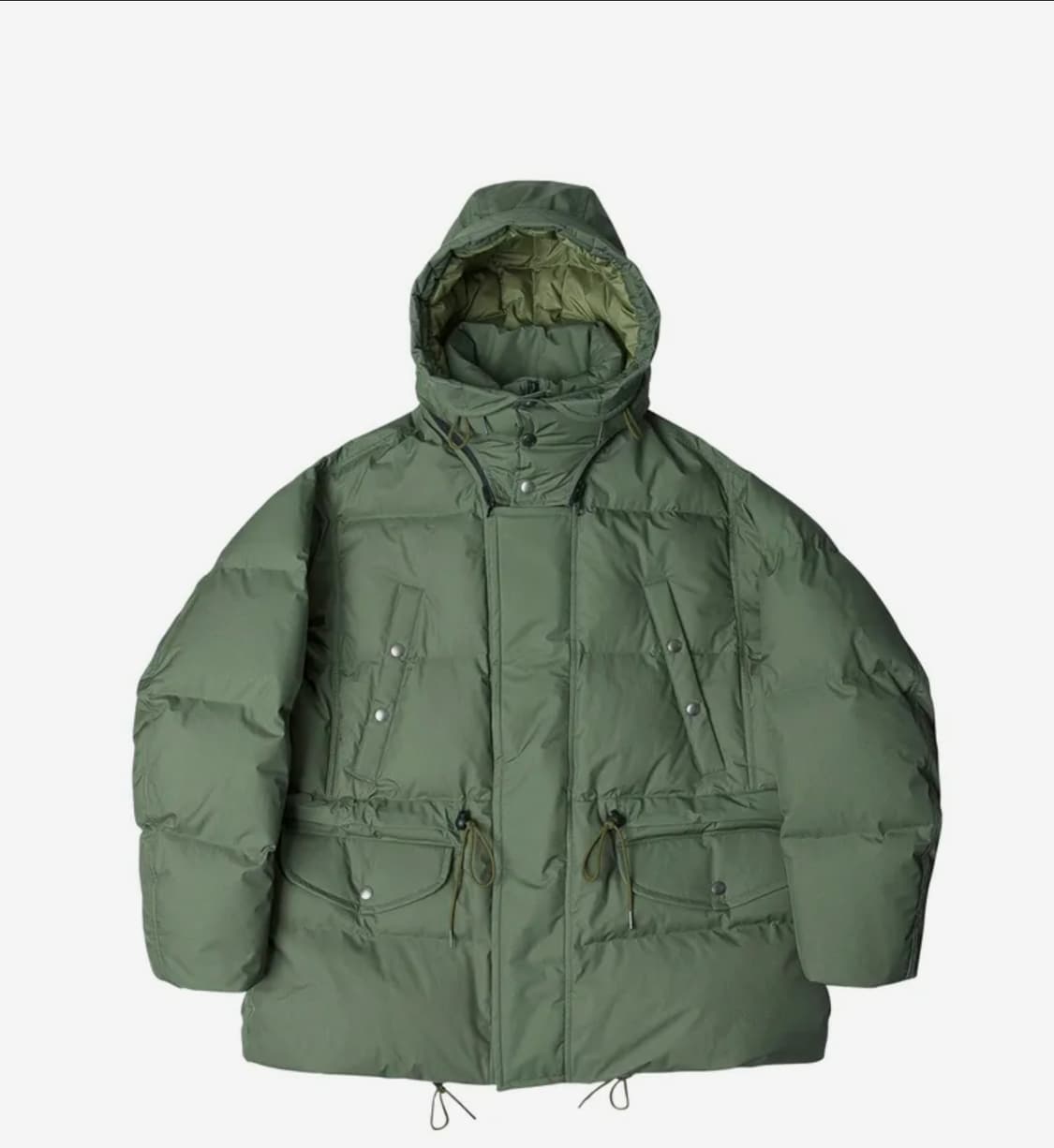 루트파인더 한라산 파카 카키색 후드 패딩 점퍼 상품이미지2