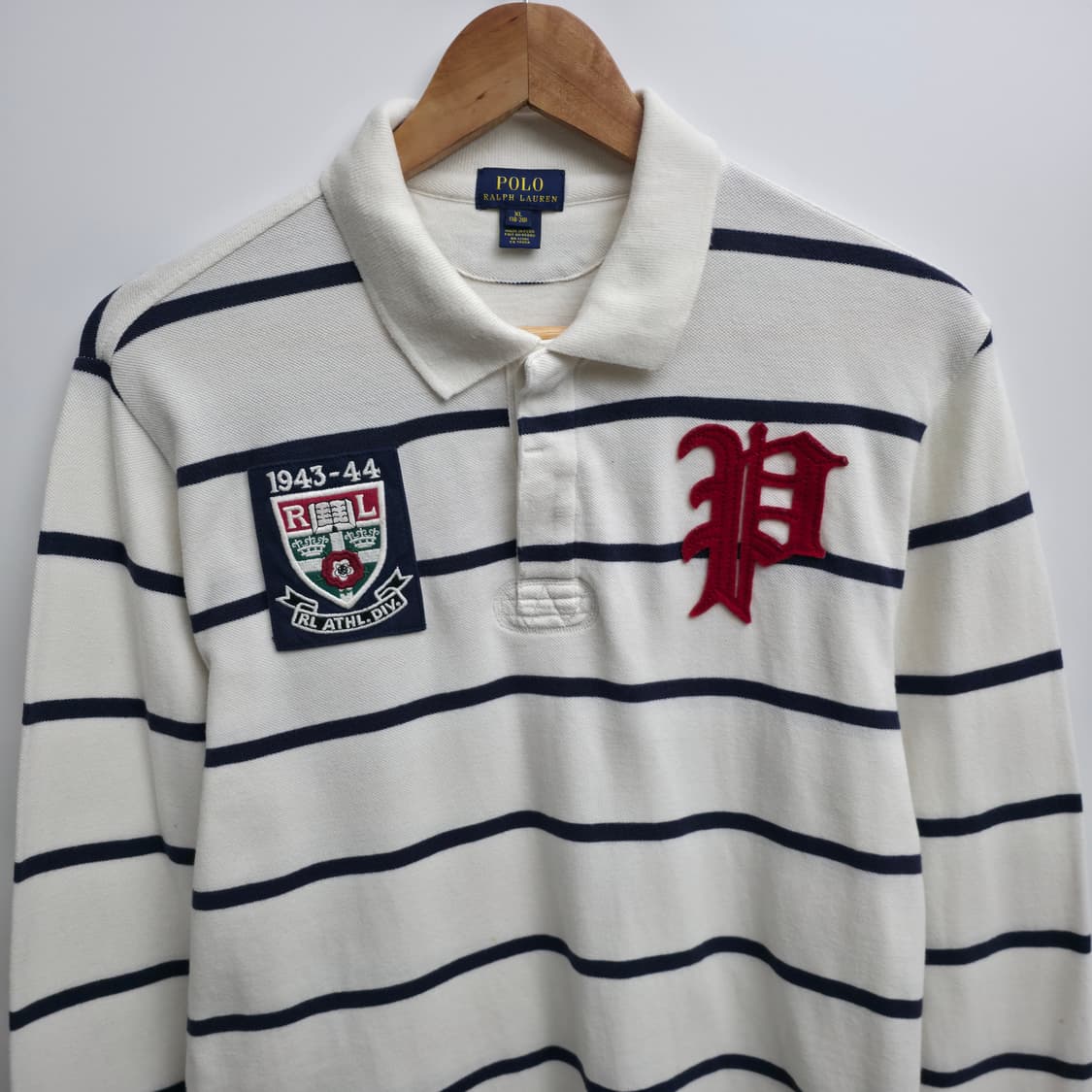 [S] 폴로 랄프로렌 스트라이프 카라 롱슬리브 상품이미지2