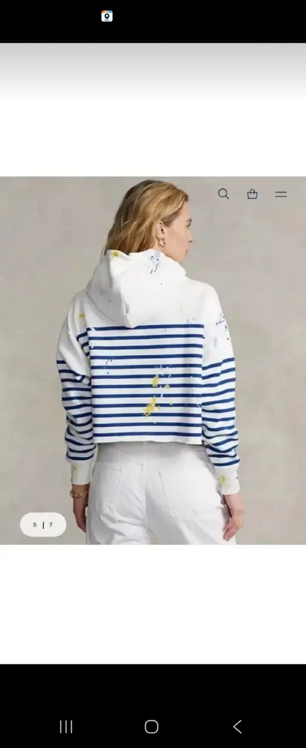 폴로 랄프로렌 스트라이프 후드  상품이미지3