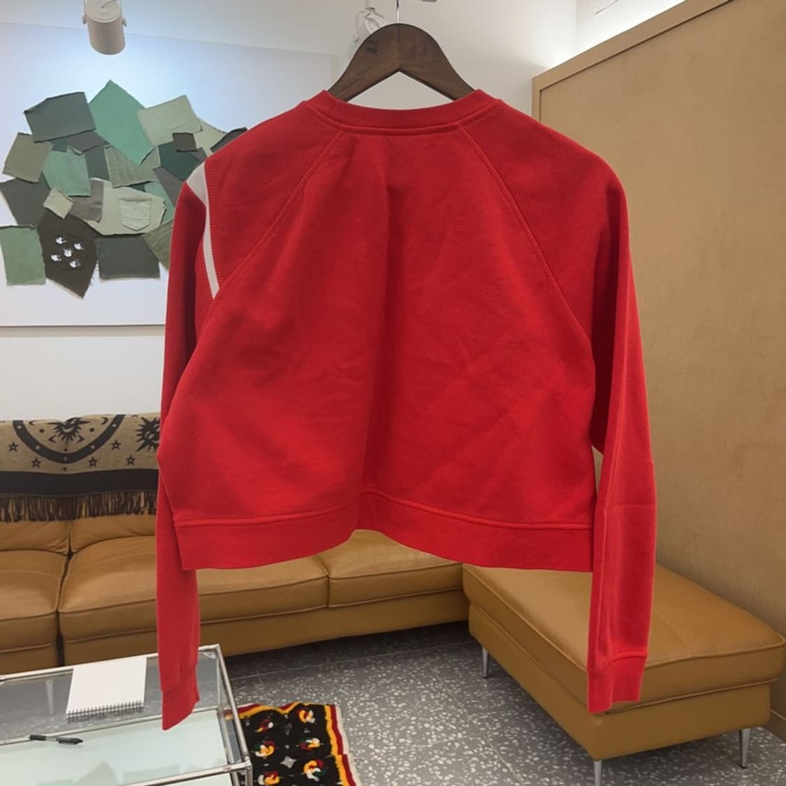 나이키 우먼 nsw 빅스우시 크롭 기모 맨투맨 L C06415 상품이미지4