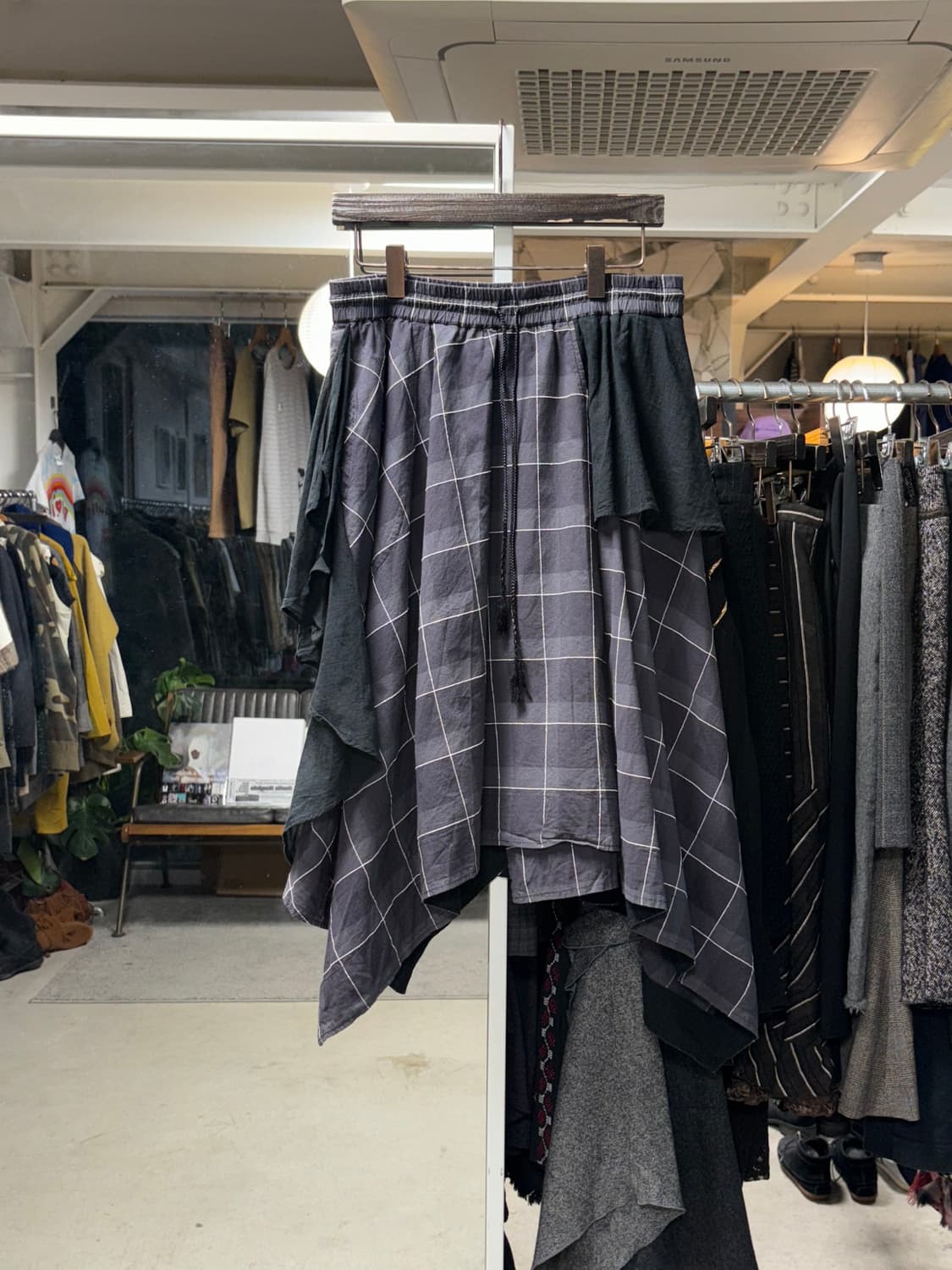 Frapbois 비대칭 플레어 스커트 상품이미지1