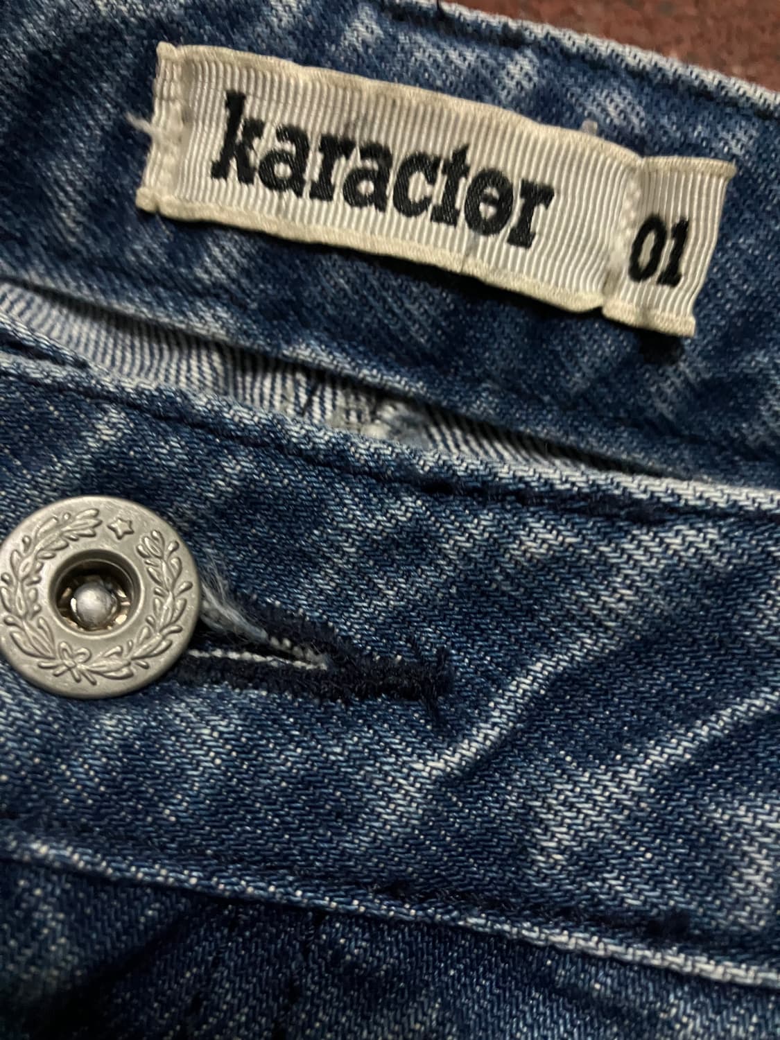 카락터 army denim work pants 01 상품이미지3