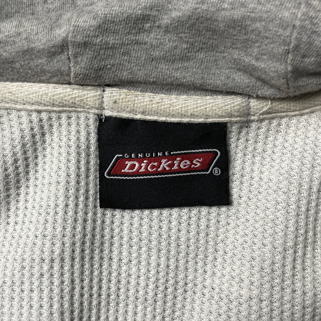 DICKIES 디키즈 빈티지 블랙 와플 안감 후드 집업 A00922 상품이미지10