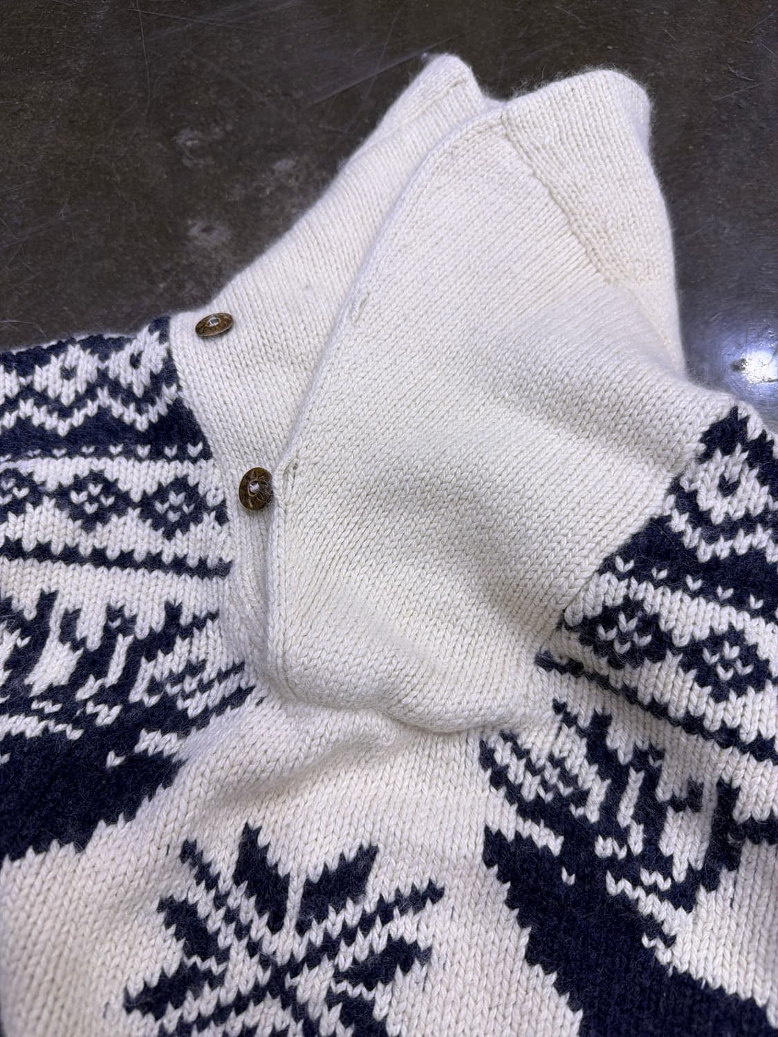 폴로 랄프로렌 코위찬 페어아일 디어 캐시미어 앙고라 스웨터 L 상품이미지7