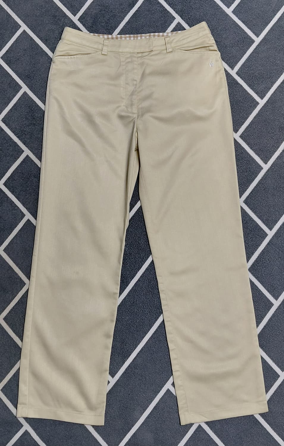 [L] 르꼬끄 스포르티브 골프 컬렉션 기능성 면팬츠 (베이지) 상품이미지2