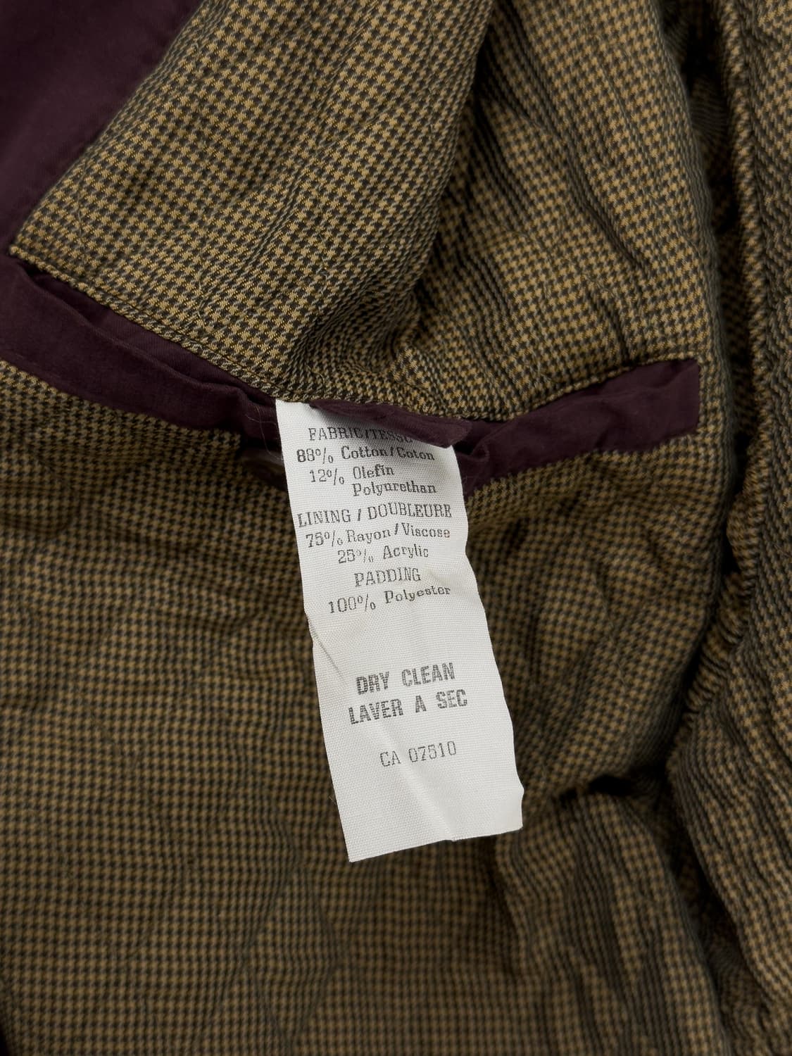 90년대 조르지오 아르마니 발마칸 퀼팅 코트 상품이미지8