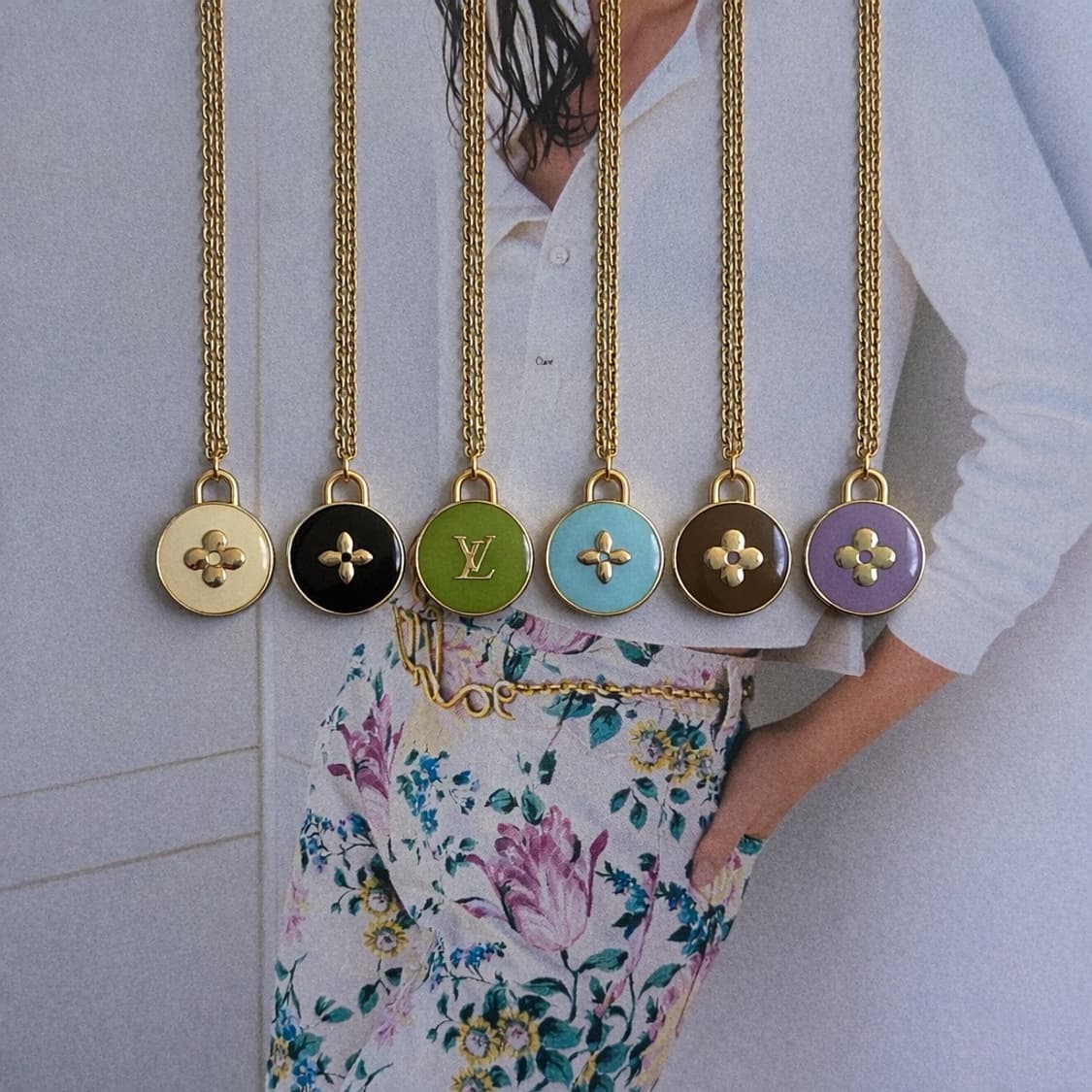 루이비통 팝 컬러 라운드 목걸이 상품이미지1