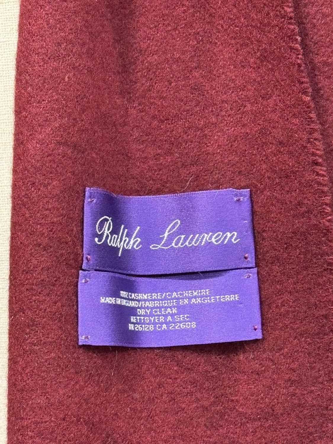 랄프로렌 퍼플라벨 캐시미어 머플러 상품이미지3