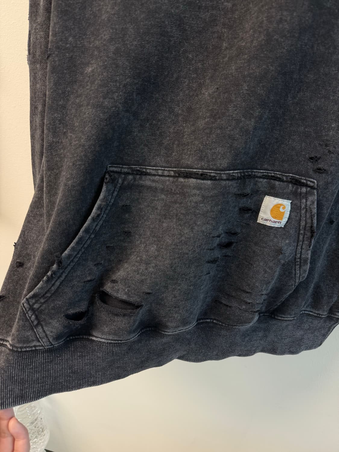 Carhartt wip destroyed damaged hoodie 상품이미지4