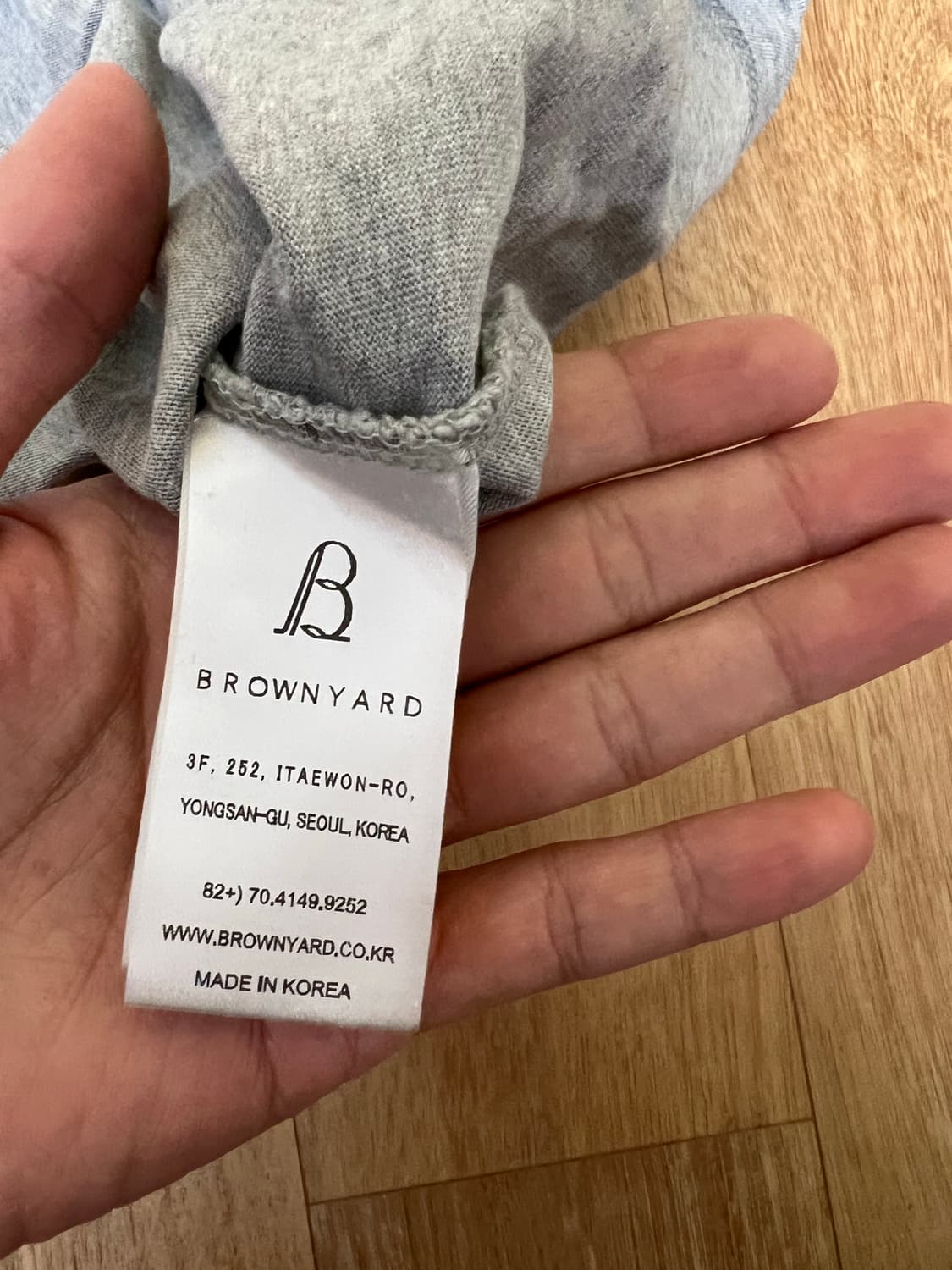 브라운야드 모크넥 롱슬리브 상품이미지2