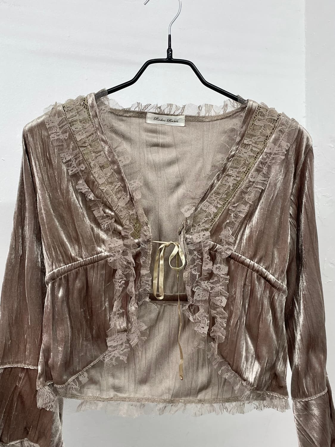 페어리 레이스 디테일 볼레로 탑 상품이미지5