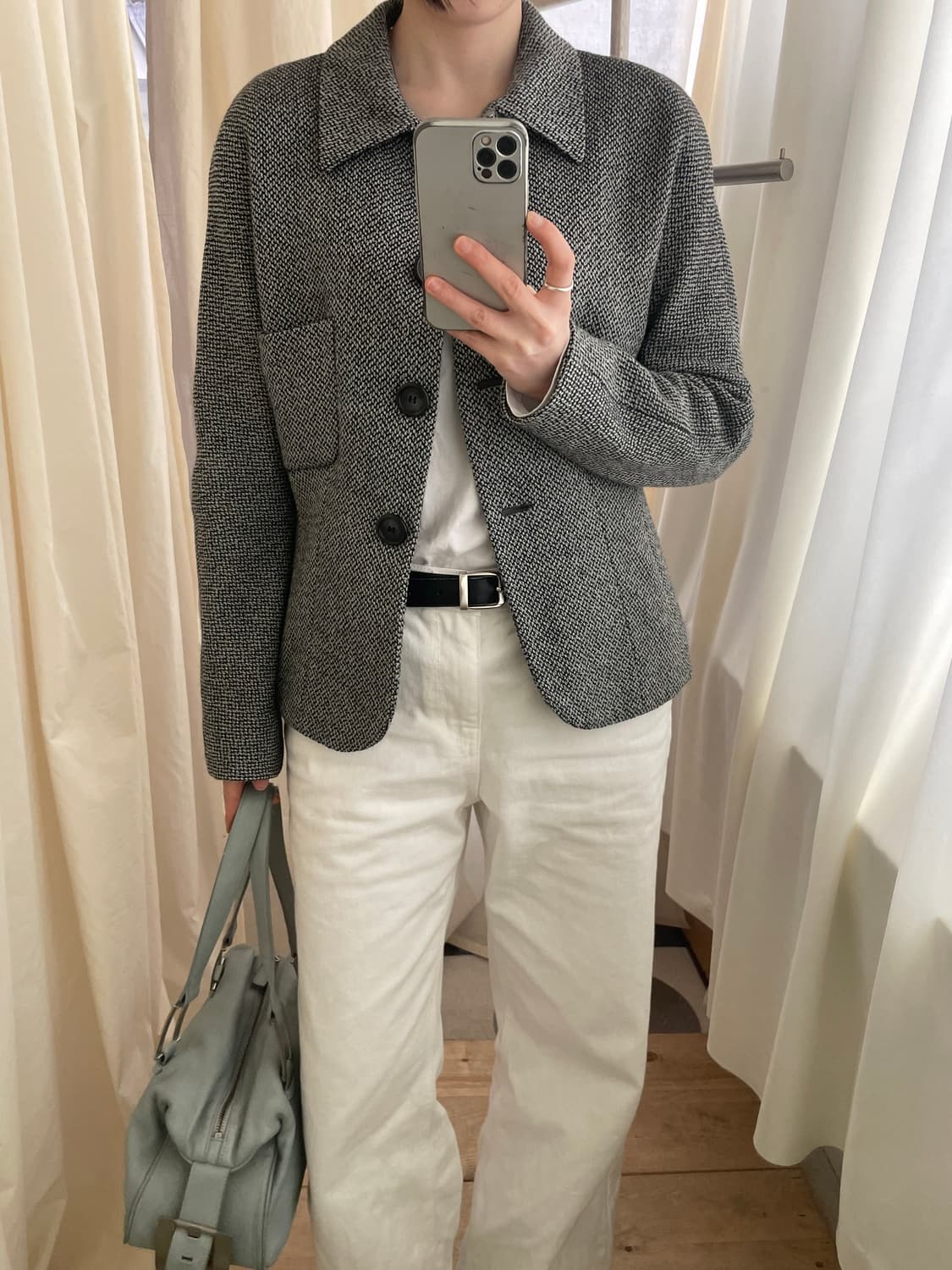 STUDIO 0001 BY FERRE curved wool jacket 상품이미지9