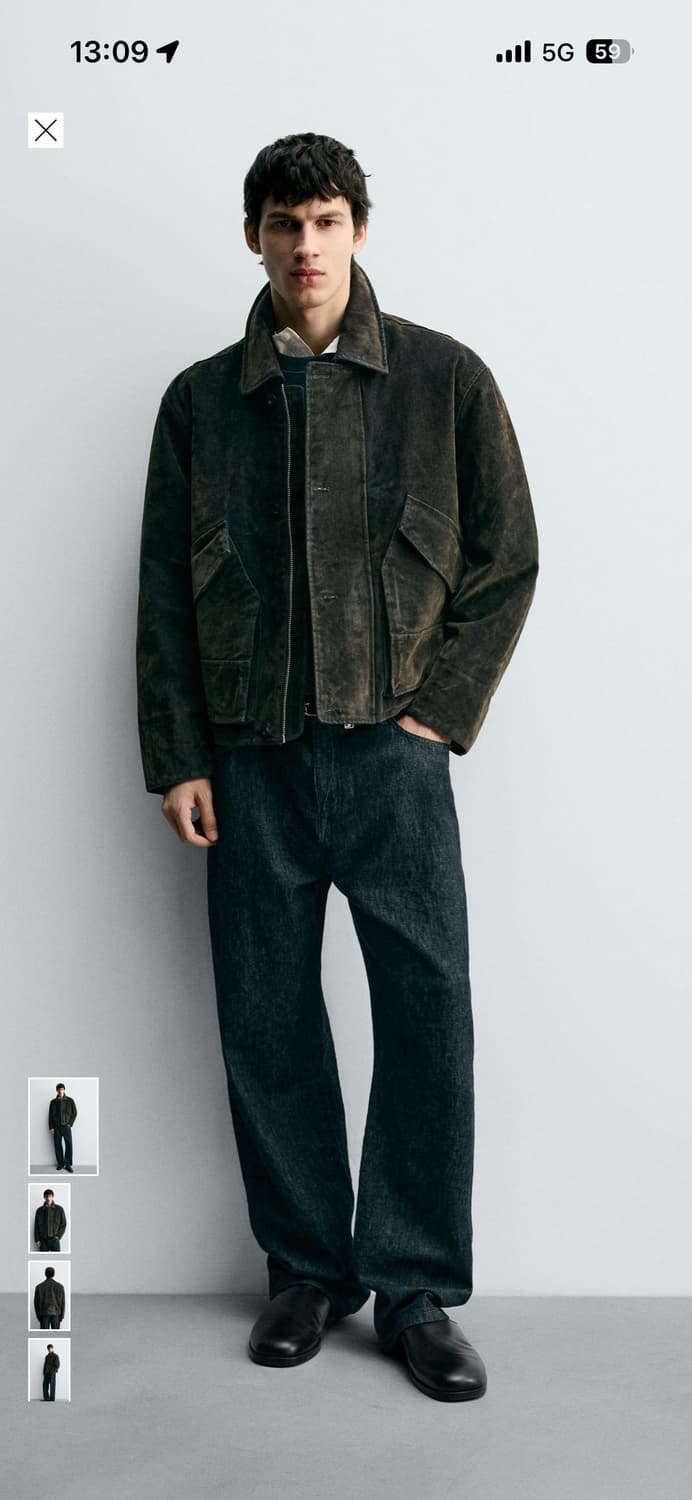 자라 스웨이드 자켓 상품이미지3