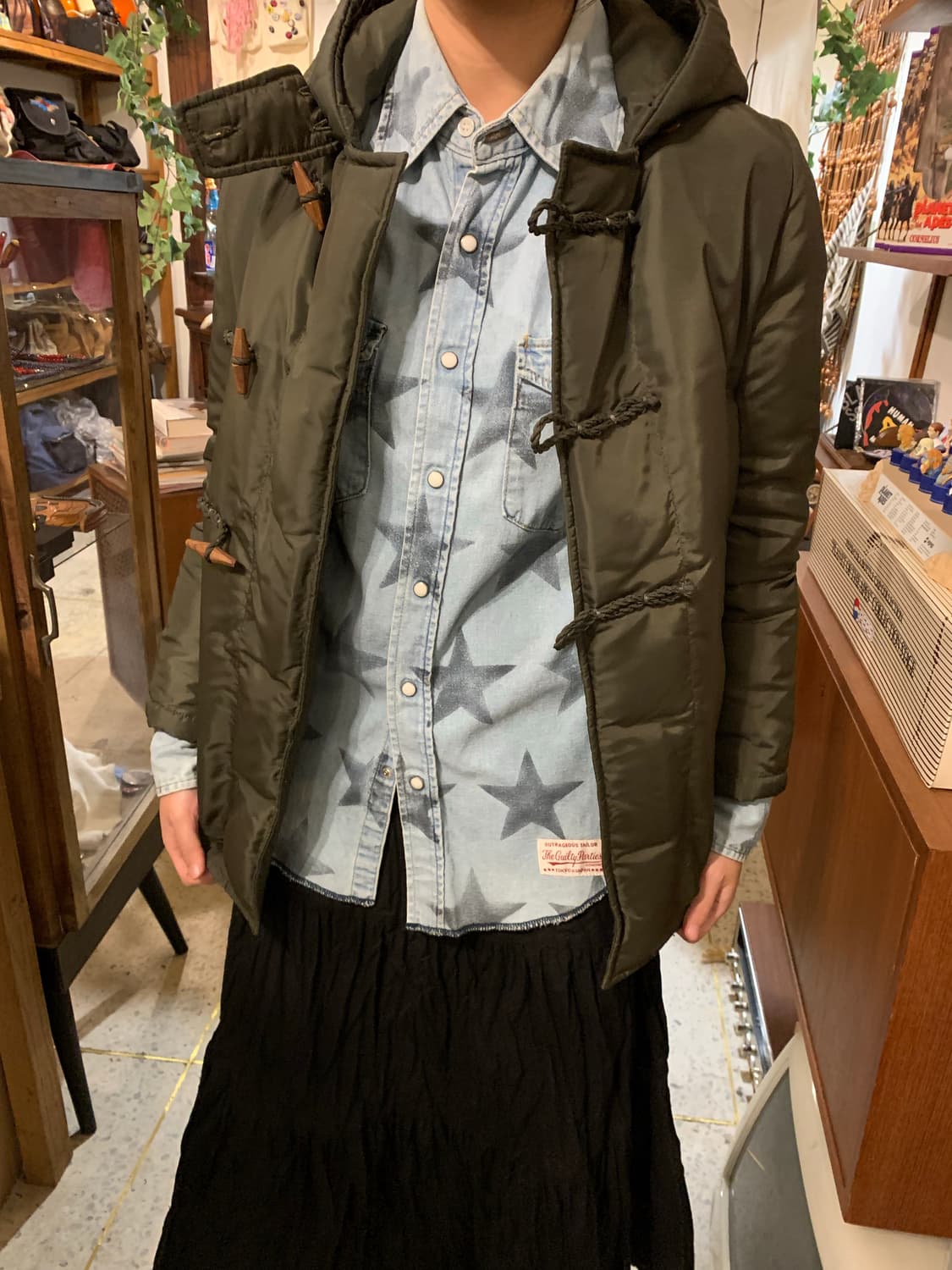 45rpm umii 908 올리브 더플 다운 패딩 상품이미지9