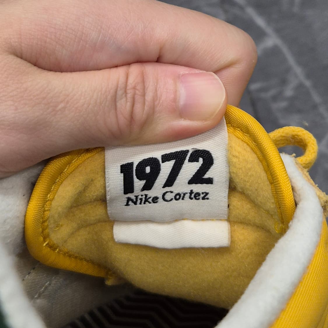 Nike Cortez 클래식 나일론 프리미엄 옐로우 상품이미지7