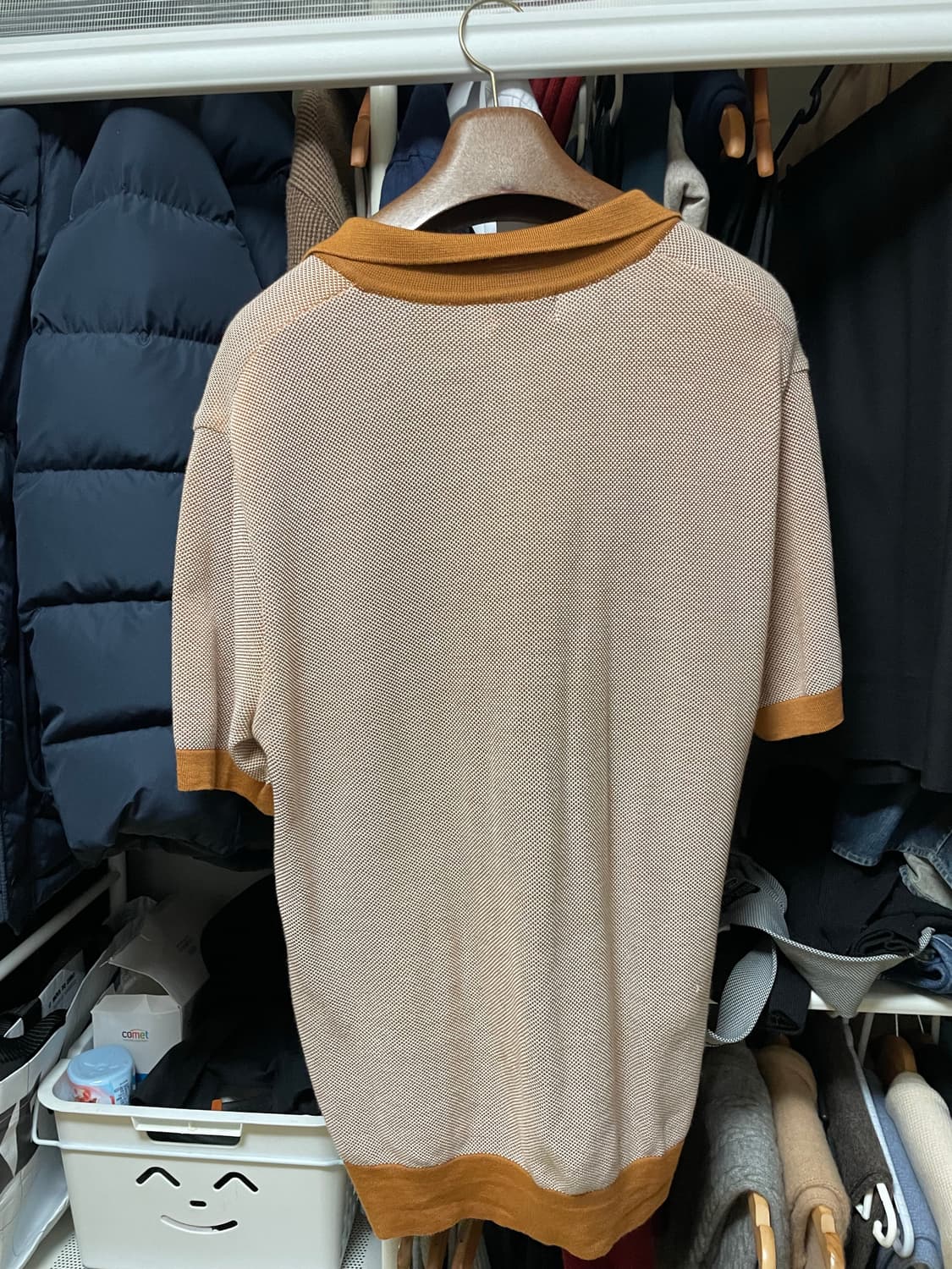 맨인정글 반팔카라니트 팝니다. 상품이미지3