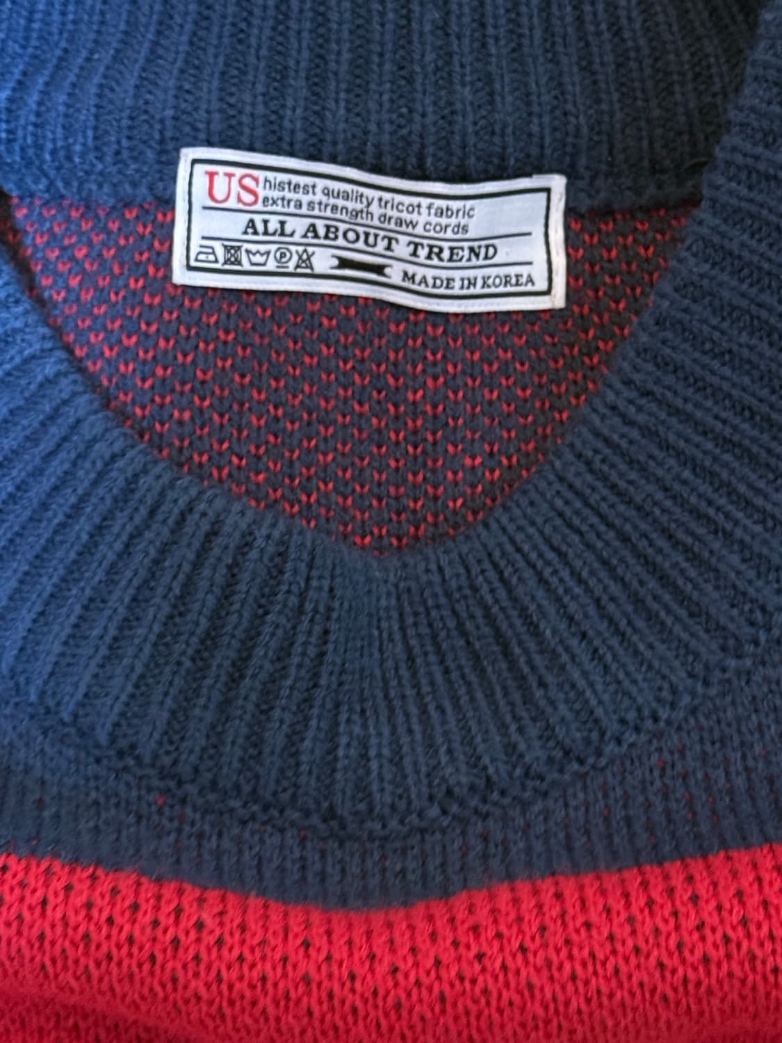 빈티지 니트 usa 로고 L-XL 사이즈 상품이미지4