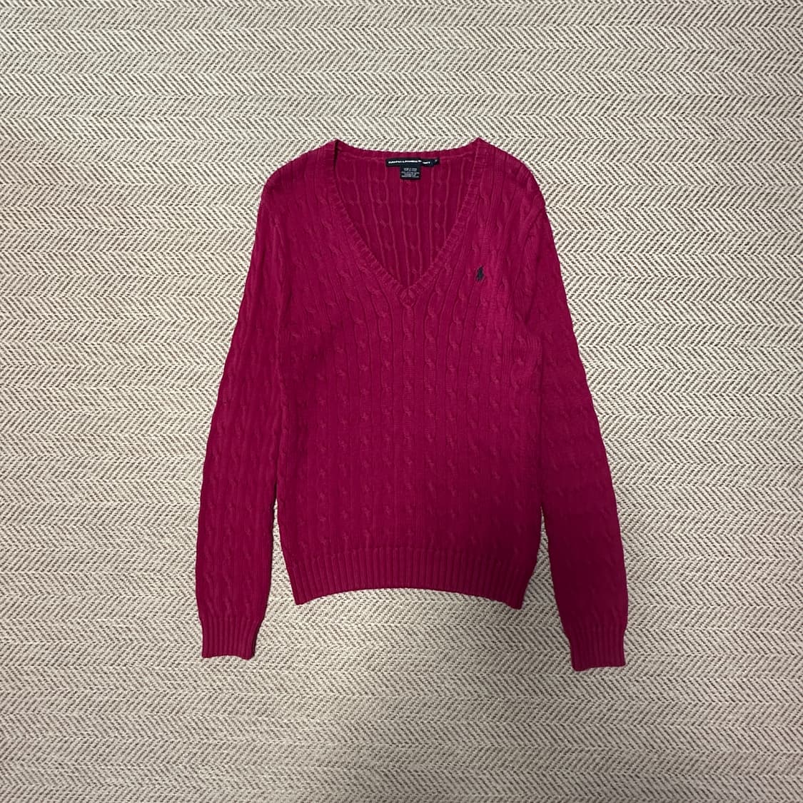 POLO RALPH LAUREN sport v neck cableknit 상품이미지1
