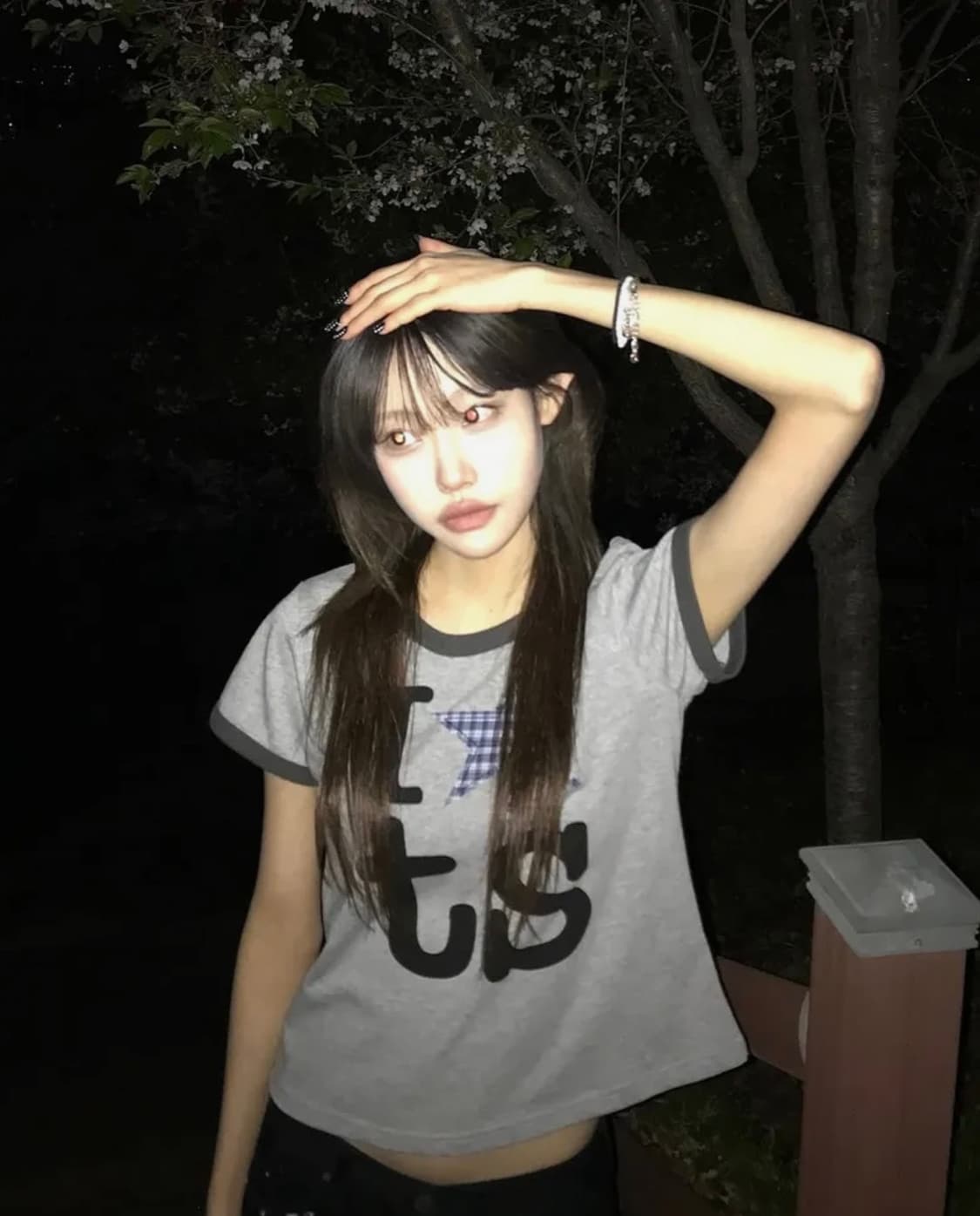 탄산마그네슘 링거 티셔츠 그레이 (우먼) 상품이미지4