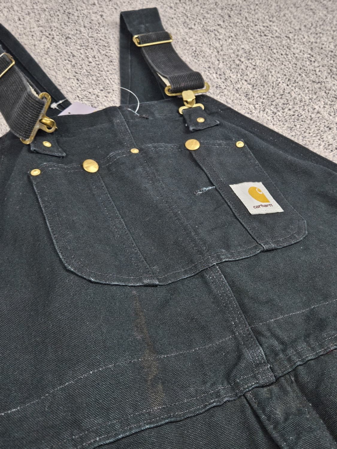 칼하트 덕 캔버스 더블니 워크 오버롤 ( 상세설명참조 ) / 10237 상품이미지8