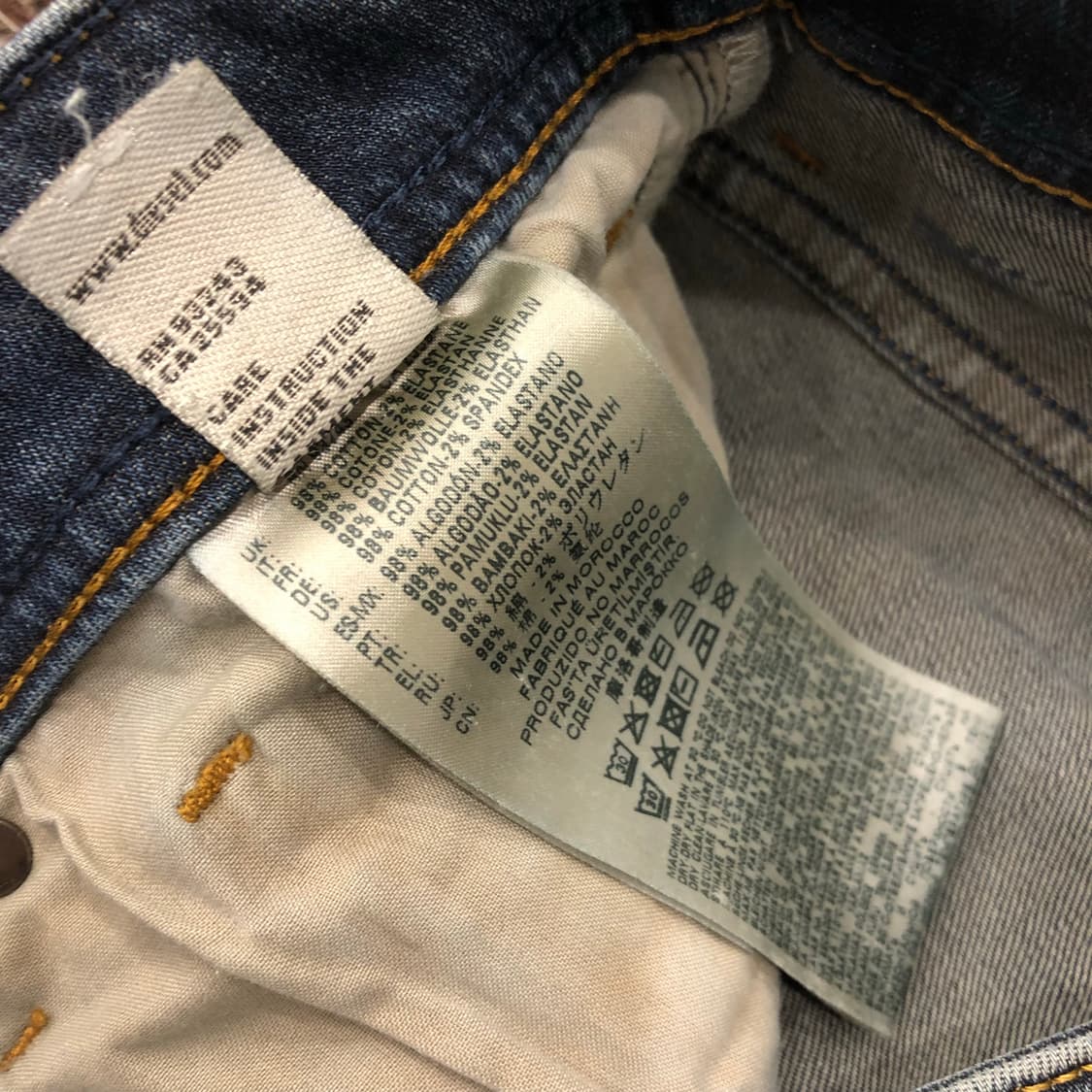 디젤 슬린커 워싱 데님 팬츠 상품이미지8