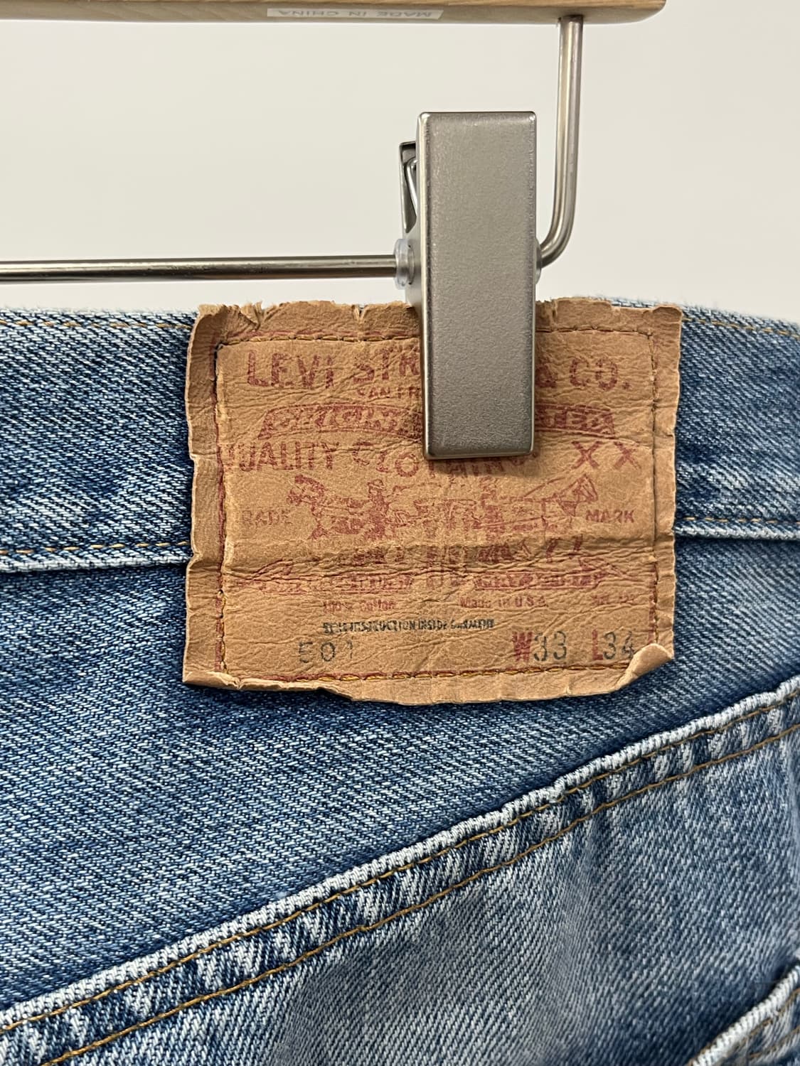 Levi's 501 70's 66후기 데님 상품이미지6
