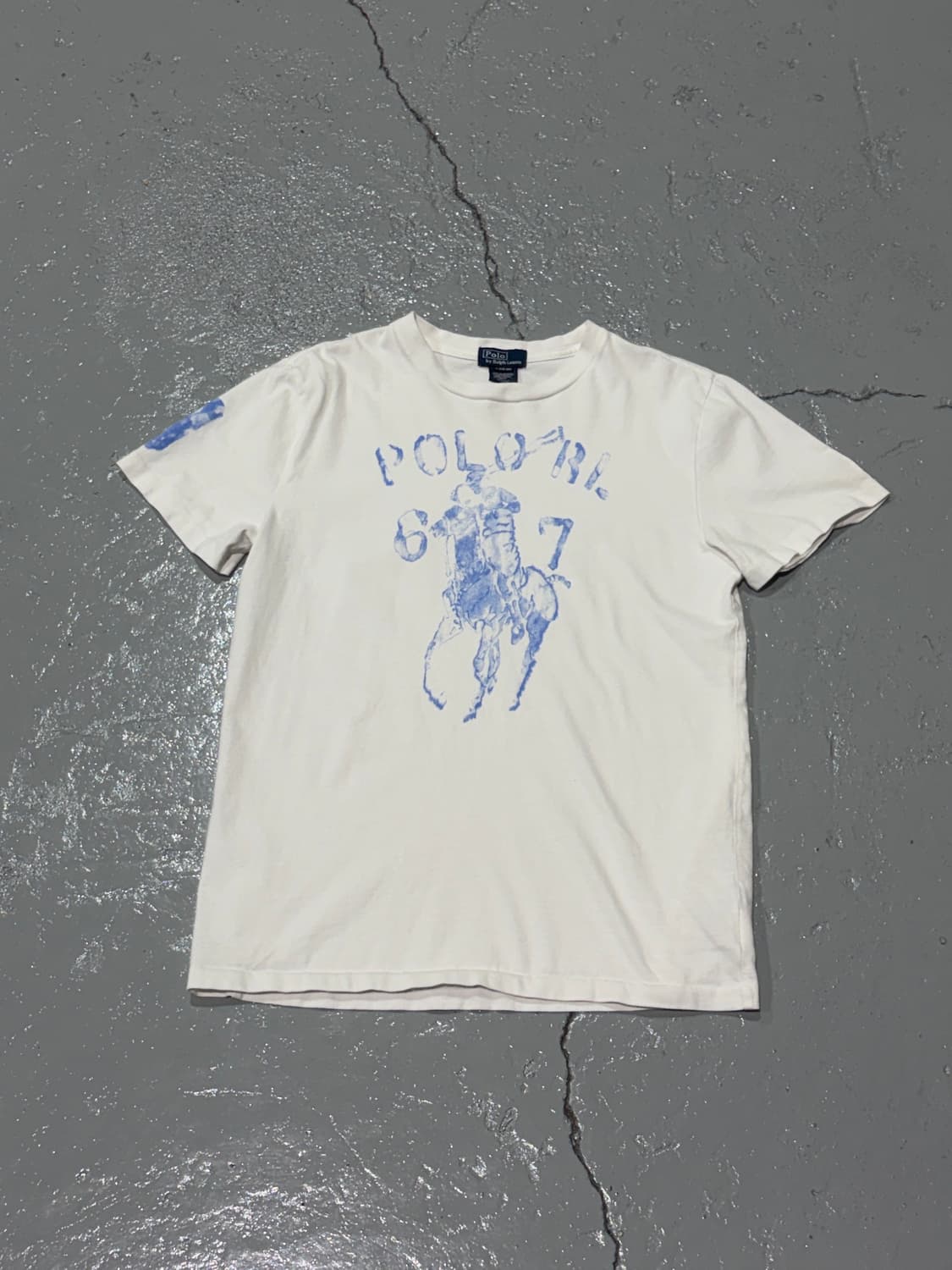 폴로 랄프로렌(PoloRalphLauren) 빅포니 화이트 반팔 티셔츠 상품이미지1