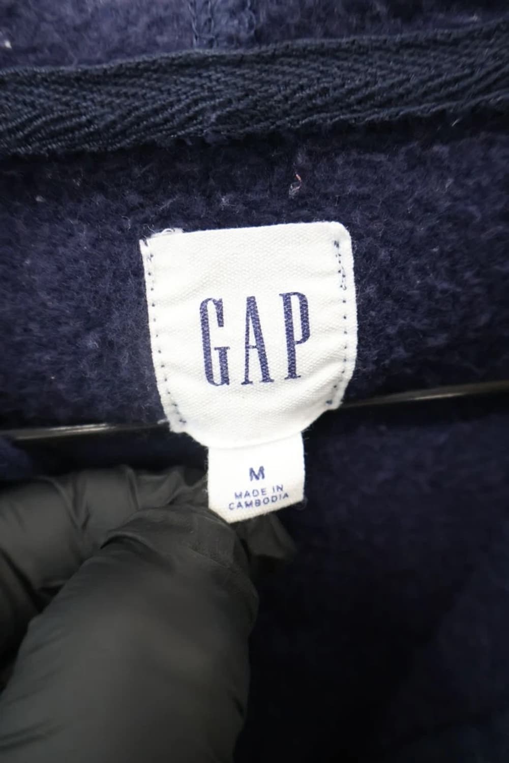GAP Logo Zip Hoodie Navy 상품이미지7
