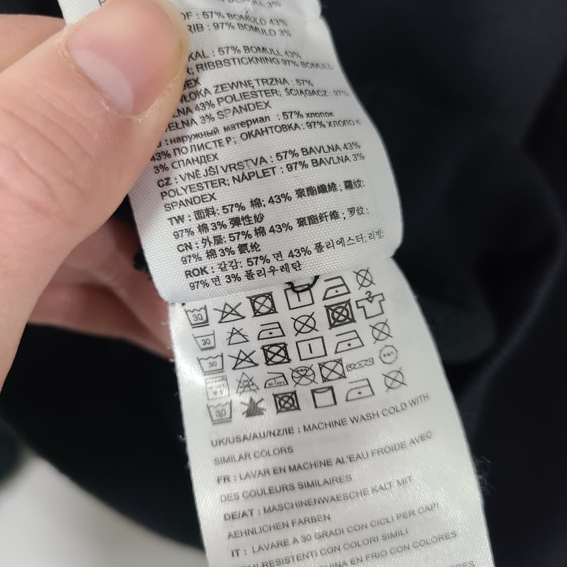 칼하트 WIP 남성 기모 로고 맨투맨 블랙 M 상품이미지8