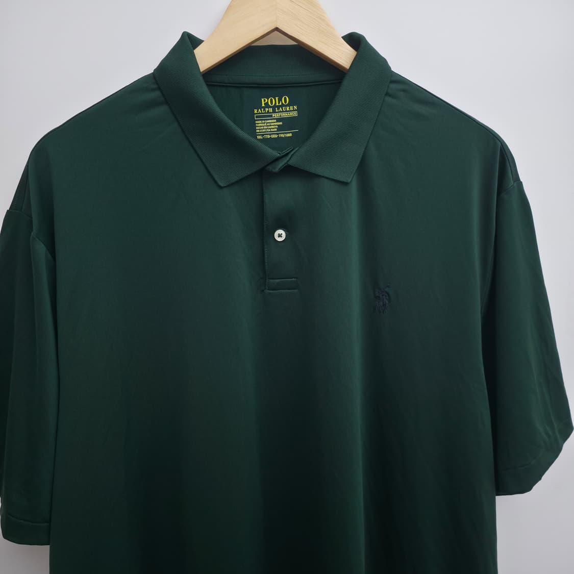 [XXL] 폴로 랄프로렌 퍼포먼스 기능성 반팔 카라티 그린 상품이미지2