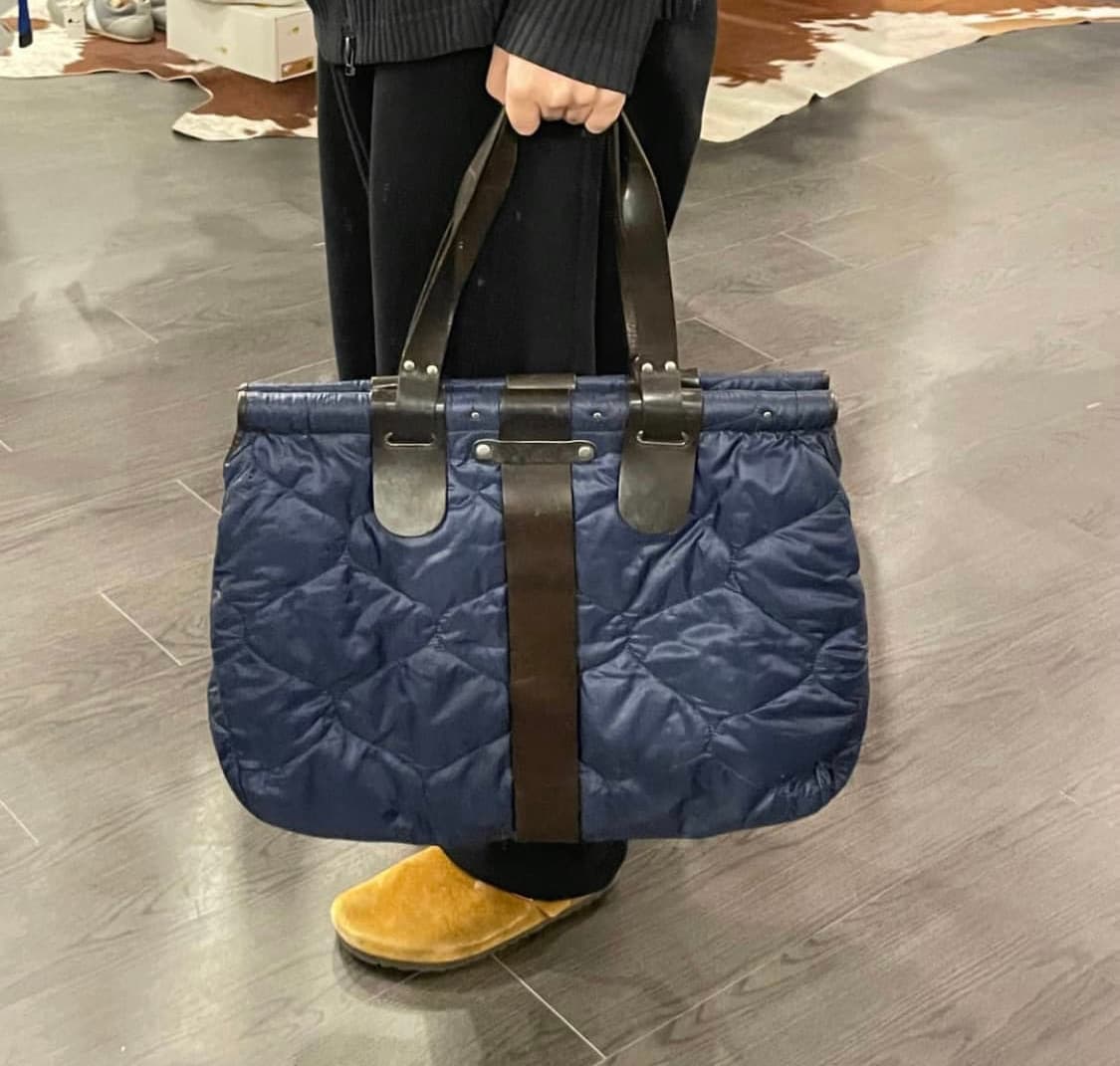 드리스반노튼 퀼팅 레더백 가방 상품이미지3