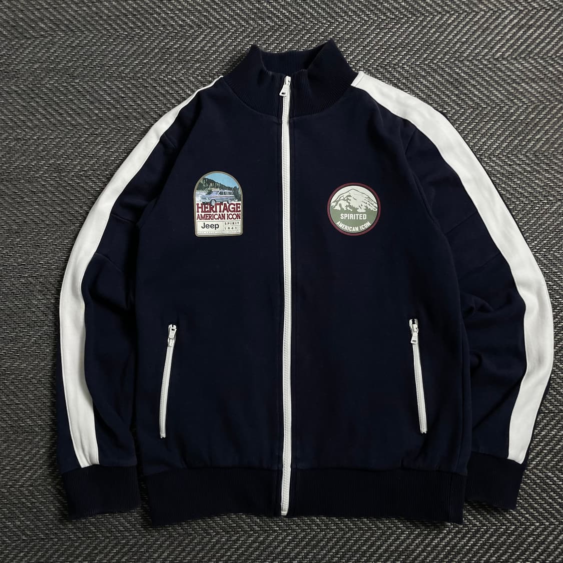 Jeep 헤리티지 아메리칸 트레이닝 스웻 집업 y 4350 상품이미지2